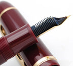 JINHAO X159 Fountain Pen (EF Nib 0.38mm, Wine Red with Gold Clip)