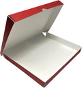 Lineco Folio Storage Box, Faux Leather Cover, Clamshell Design, 9.5x12.5x1.75 Inches, Archival Boxboard, Preserve Photos, Cards, Magazines, Documents, Art, Ephemera, Family Records, Red, Pack of 1