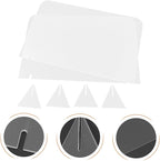 Generic 5Pcs Acrylic Writing Boards 20X30Cm Desktop Message Whiteboards for Office and Student Note Taking, Reusable Memo Boards for Meetings and Study