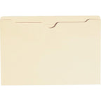 Smead File Jacket, Reinforced Straight-Cut Tab, Flat-No Expansion, Legal Size, Manila, 100 per Box (76500)