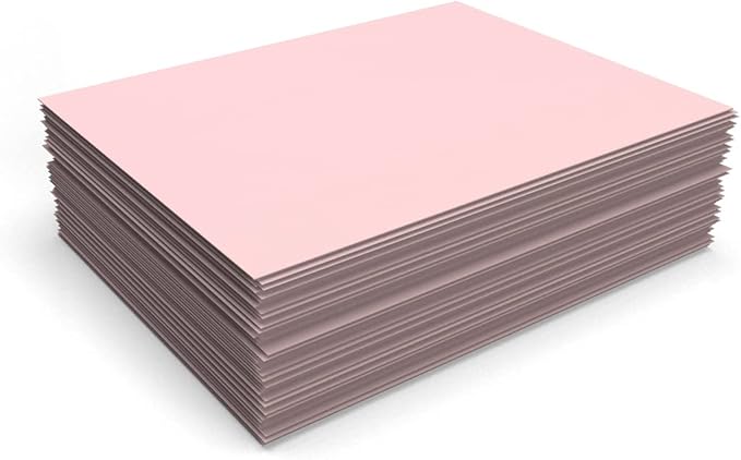 LUXPaper 8.5" x 11" Paper | Letter Size | Candy Pink | 80lb. Text | 1,000 Qty