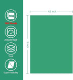 OcePor 100 Sheets Christmas Green Cardstock Paper, Colored Printer Paper 8.5 x 11, Card Stock Thick Construction for Craft,Scrapbook，Office Printing, Invitations, Certificates，92 lb/250gsm