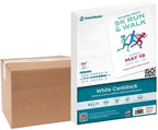 Printworks White Cardstock, 67 lb, 96 Bright, FSC Certified, (5 pack bundle) 500 Sheets, 8.5 x 11 Inch (00540C)