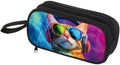 HiGaits Pencil Case for Boys,Multi-Slot Large Capacity Pencil Pouch with Soft Zipper, Durable Pen Box Cat