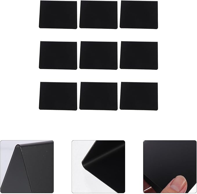 COHEALI 10pcs Mini Acrylic Desktop Message Blackboards Erasable Chalkboard Signs for Wedding Party Table Display and Decorative Signage