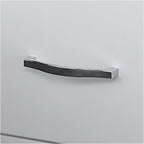 Lorell LYS SOHO Box/File/File Mobile White File Cabinet, 3 Drawer, 26.5 x 14.3 x 18 in