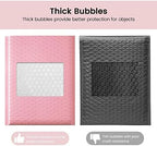 Metronic Bubble Mailers 8.5x11 Inch 25 Pack Light Pink Padded Envelopes Waterproof Bubble Mailer for Decorations Packaging, Small Business, Boutique, Packaging