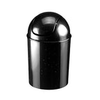 Umbra 1.25 Gallon Mini Waste Can with Removable Swing-Top Lid - Small Garbage Bin for Kitchen, Bathroom, Bedroom, Office - Compact Trash Can Fit Under Tables & Counters - Galaxy Black