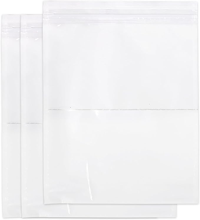 iMailer - 200 Pack 9.5"x 12" Packing List Envelopes -Resealable Adhesive Plastic Pouches for Shipping Labels and Document