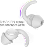 Ear Plugs for Sleeping, Noise Reduction Reusable Earplugs for Sleep, Hearing Protection Soft Comfy Silicone Ear Plugs for Concerts, Focus, Travel, Work, 33dB Noise Cancelling (BLACKGREY5)