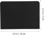 VILLCASE 10pcs Shaped Mini Blackboards Desktop Message Signs for Shops Bakery Restaurants Reusable PVC Chalkboards for Menus Notes and Reminders