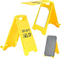 Funny Office Desk Accessories,Motivational Affirmations Office Cubicle Decor,Phone Holder Mirror Acrylic Table Signs,Library Desk Decor for Women Men Boss Coworker Cashier Legal Advisor (I Will Cry)