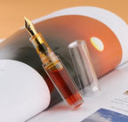 czxwyst Majohn Wancai 2.0 Mini Pocket-Size Eyedropper Fountain Pen (EF Nib 0.38mm, Transparent)