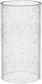 Sunwo Glass Shade Straight Cylinder Glass Lamp Shade Replacement with Multiple Effects (Bubble Straight Cylinder)