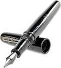 Conklin All American Fountain Pen in Black – Medium Nib, Timeless Design & Premium Craftsmanship – Ideal Gift for Professionals & Collectors