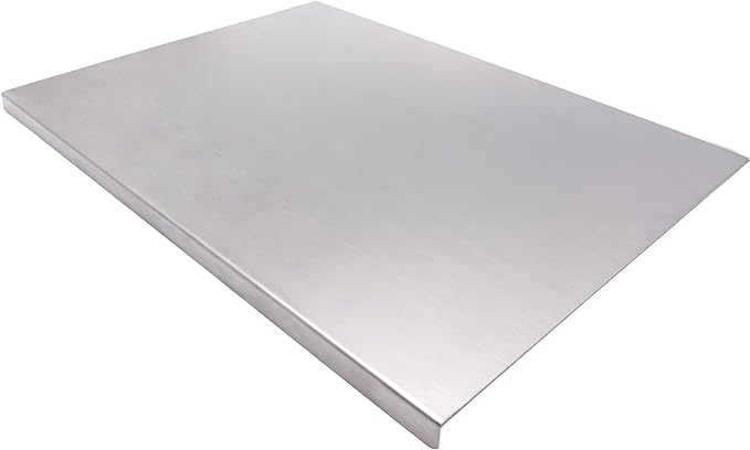 BILLAMB Stainless Steel Cutting Boards for The Kitchen, Suitable for Meat, Fruits, Vegetables, Bread, and Baking Large-sized Cutting Boards (50 x 50cm/19.7 x 19.7 in)