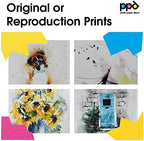 PPD Watercolor Printer & Printable Fine Art Paper for Inkjet Printer, Textured Giclee Archival Acid Free Paper 8.5 x 11, Professional Grade, Heavyweight 240 gsm/64 lb (25 Sheets)`