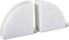 Karibiber Marble Bookend for Shelves, Non-Skid Bookends for Heavy Books, Heavy Duty Book Stopper for CDs, Luxury Book Shelf Holder, Quarter Circle Design Book Ends Decorative, Namib Fantasy, Set of 2