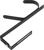 HOJLKLD 4 Pack 6.1 inch Double Coat Hooks,Thick Cubicle Wall Coat Hook,Metal Over The Panel Double Hook Adjusted to Fit 1.37 to 3.7 Inch Thickness Panels for Wall Panel (6.1 inch, Count, 4)
