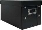 CheckOutStore Black Stamp & Die Craft Scrapbook Storage Pocket Box - 10 x 6 x 6 (Pack of 10)