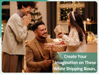 Eupako 13x10x2" White Shipping Boxes Corrugated Box Mailers 20 Pack Cardboard Shipping Boxes for Small Business, Mailing
