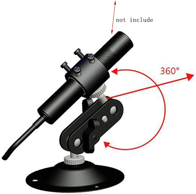 Laser Positioning Bracket Laser Module Fixing Bracket 360-degree Adjustable Positioning Bracket 12mm (12mm-10pack)