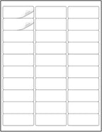 Methdic Address Labels 1" x 2-5/8" 900 Labels Sticker Paper for Laser/Ink Jet Printer Mailing Labels 8.5"×11" White 30 per Sheet