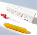 czxwyst Majohn Wancai 2.0 Mini Pocket-Size Eyedropper Fountain Pen (F Nib 0.5mm, Lemon Yellow)