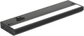 LED Under Cabinet Lighting Hardwired - 3CCT 12 Inch Black Finish - Undercabinet Lights for Kitchen - Linkable Undercounter Dimmable Plug in Light or Hard Wired - Under Counter Fixture Direct Wire
