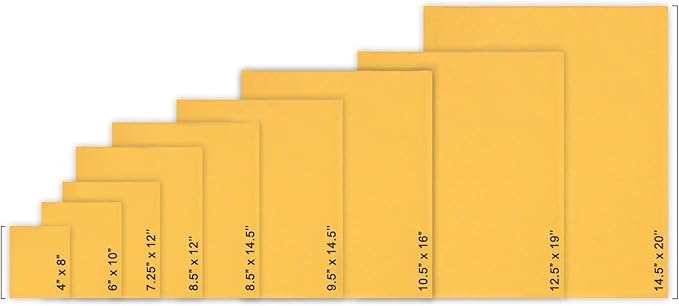 PackageZoom #3 8.5 x 14.5 Padded Envelopes Kraft Bubble Mailer Shipping Envelopes 100 Pack