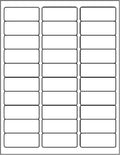Printable Labels for Mailing - Laser/Ink Jet Compatible Shipping Address Labels, 30 per Sheet, 1" x 2-5/8", Box of 500 Pages/15000 Labels, White