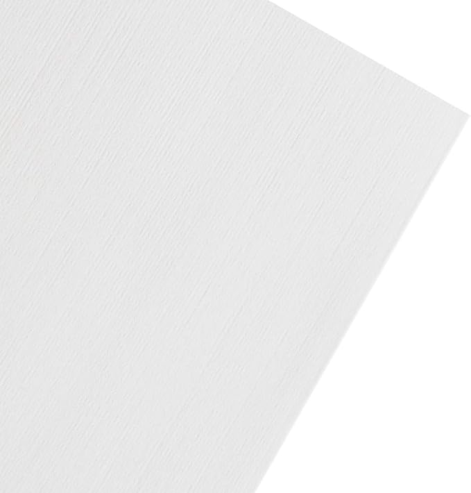 JAM PAPER Strathmore 24lb Paper - 90 gsm - 8.5 x 11 - Bright White Linen - 500 Sheets/Ream