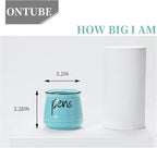 ONTUBE Porcelain Pens Holder Stand,Ceramic Pencils Holder (Turquoise)