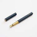YSTUDIO Stunning Classic Revolve Fountain Pen, Schmidt Gilded Nib, Best Pen Gift Set for Men & Women, Professional, Executive Office, Nice Pens（brass，M nib）