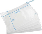 Coopaty 6" x 9" Adhesive Packing List Envelopes Clear Plastic Mailing Shipping Envelope Pouch (100 Pack)