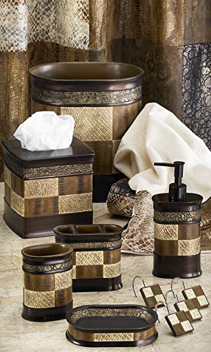 Zahari Home Decorative Trash Can for Bathroom, Office & Bedroom - 2.1 Gallons Stylish & Small Trash Can for Dorms, Desktop & Restroom - Chic Waste Basket for Compact Spaces, Zambia