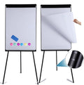 DexBoard 2 Pack Whiteboard Easel 36" x 24" Height Adjustable, Magnetic Dry Erase Board with Tripod Stand, Portable Presentation Easel Includes Flip Chart Paper Pad (25 Sheets), Magnets & Eraser