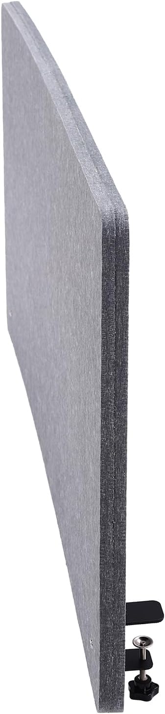 Polyester Desk Dividers, Soundproof Room Divider Office Furniture Partitions, Privacy Desk Panel with Clamps & Screwdriver, Stand Up Freestanding Desk Privacy Panel for Office Classroom(59.1" x23.8")