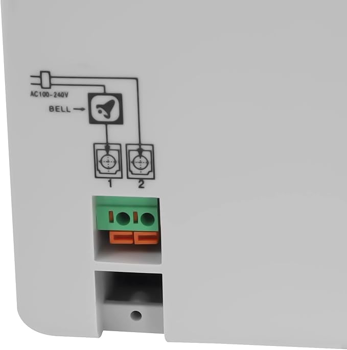Blisiour Calculating Time Clock, Employees Time Clocks Auto-Align Time Clock Punch Machine, Small Business Punch Clock System, in/Out Time Attendance Machine with 50 Time Cards & Security Key