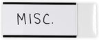 SmartSign Magnetic 'C' Channel Label Holders | 2" x 4", Pack of 10
