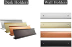 Personalized Office Engraved Name Plate With Wall or Desk Holder 2"x10"