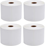 MFLABEL 4x6 Direct Thermal Shipping Labels - 4 Rolls of 450 Labels/Roll, Compatible with Zebra 2844/ZP450/ZP500/ZP505, USPS/FedEx/UPS/Amazon Shipping, Smudge-Resistant & Permanent Adhesive
