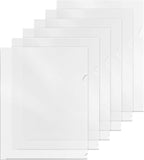 Dunwell Clear Folders for Documents, Plastic 8.5x11 File Sleeves for Document Protection, Filing, Storage, Organization (36 Pack) Transparent Folders with Pockets, Durable Letter Size Document Holder