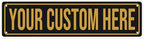 Tmqytuox Custom Street Signs - Custom Metal Sign - Personalized Road Sign - 4"x16" - Minimalist Style - For Home, Office, Business & More