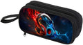 HiGaits Pencil Case for Boys,Multi-Slot Large Capacity Pencil Pouch with Soft Zipper, Durable Pen Box Headphones