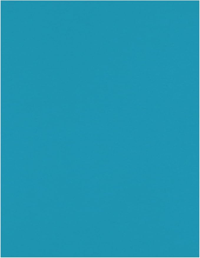 LUXPaper 8.5" x 11" Paper | Letter Size | Bright Blue | 60lb. Text | 50 Qty