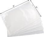 RyhamPaper Packing List Envelopes, Clear 6” x 9” Self Adhesive Shipping Labels Envelope Pouches (200 PCS)