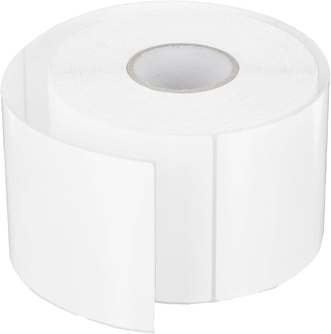 PATIKIL 3 x 5 Inch Rectangle Inventory Color Coding Labels 1 Roll, Square Self-Adhesive Inventory Label Stickers for Office Home Organization Name Tags, 500 Per Roll, White