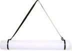 TRANSON Durable Poster Storage Tube with Straps 24"-40" Extendable for Blueprints, Artwork, Maps, Posters Color White