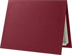LUXPaper 9.5" x 12" Certificate Holders | Burgundy Linen | 100lb. Cover | 50 Qty